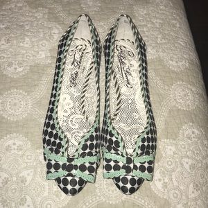 Poetic License Get Ready Polka Dot Flats Sz 9